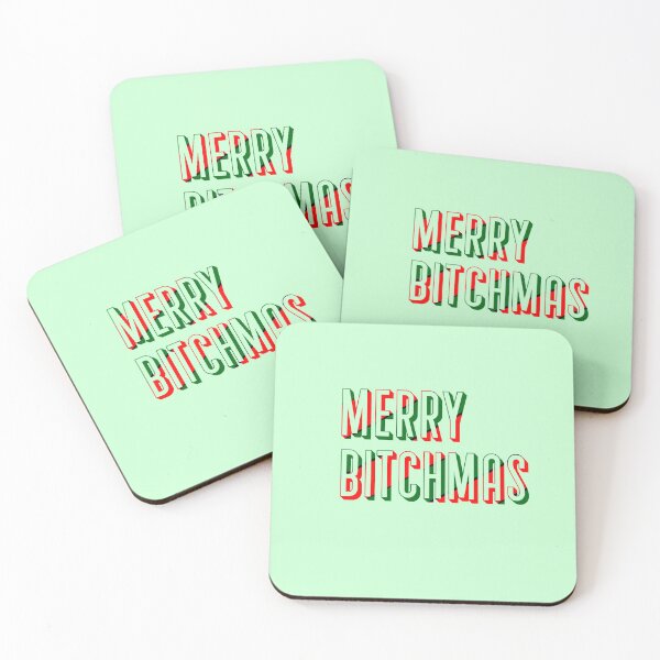 Item preview,  Merry Bitchmas - Red, Green and Black designed and sold by EuropaPrints.