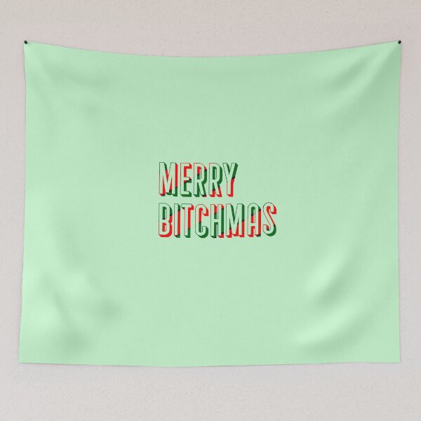 Item preview,  Merry Bitchmas - Red, Green and Black designed and sold by EuropaPrints.