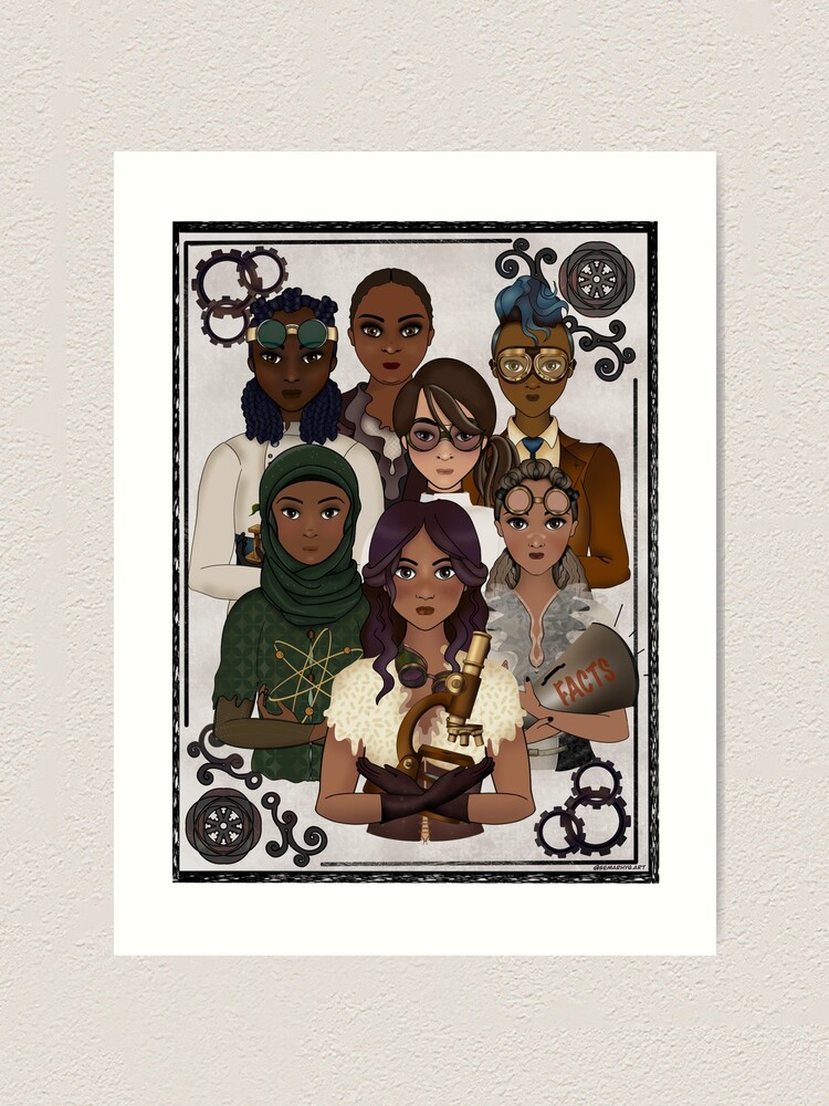 Alternate view of Types of Scientists Poster Art Print