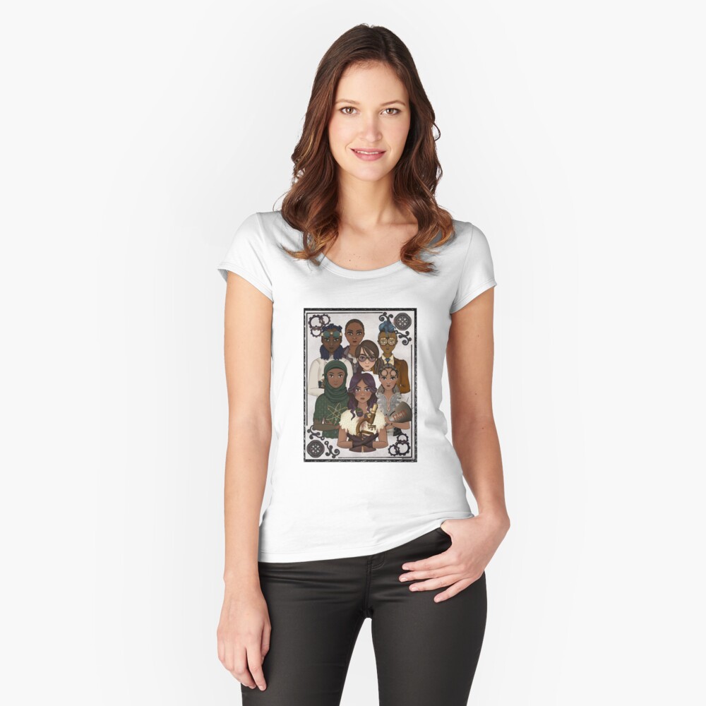 Item preview, Fitted Scoop T-Shirt designed and sold by semarhy.