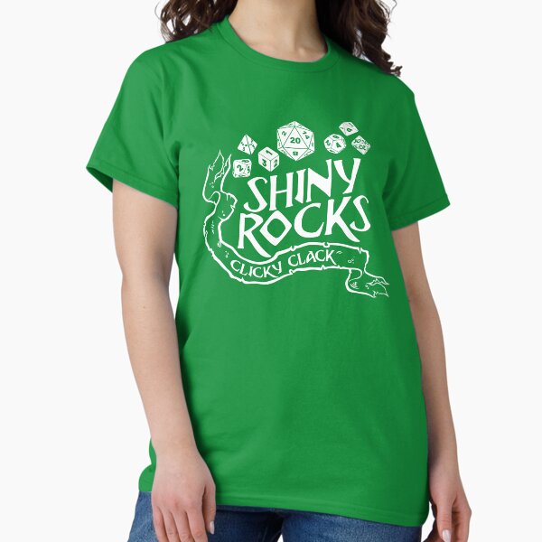 Shiny Rocks Clicky Clack - Goblin Dice Classic T-Shirt