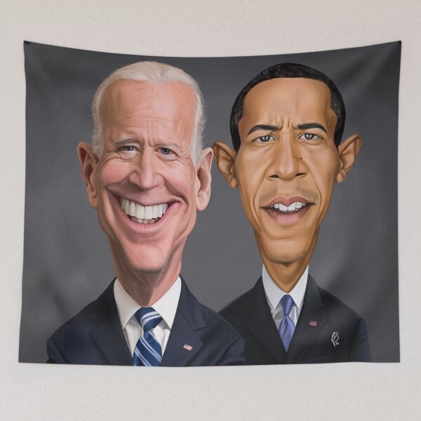 Item preview, Joe Biden and Barack Obama designed and sold by rob art | illustration.