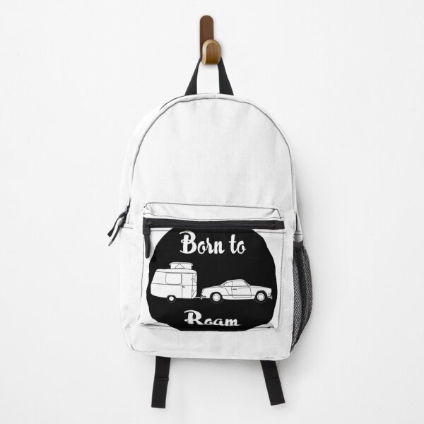 Item preview, Born to Roam - Karmann Ghia & Puck with Black Background designed and sold by Ginger Young.
