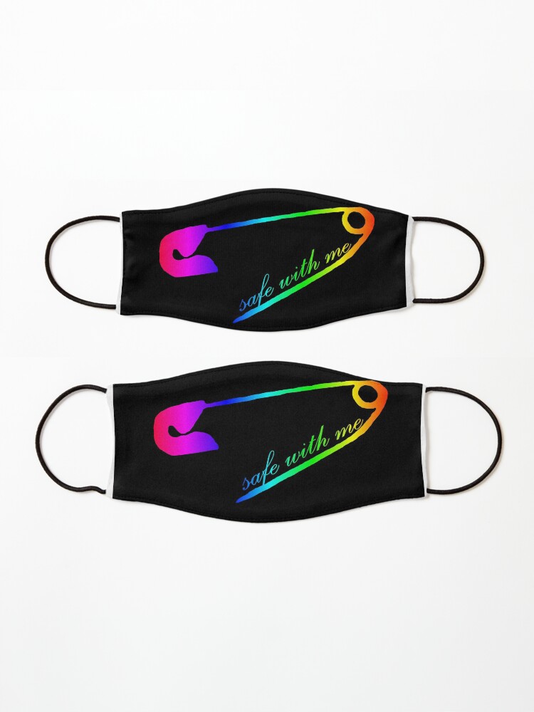 Alternate view of Safe with me safety pin Mask