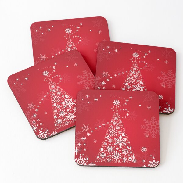 Item preview, Merry Christmas Greeting Card. New Year Winter Holidays crimson red card with white clipart. designed and sold by 2AcesDesign.