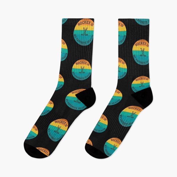 Item preview, Retro Sun Distressed Hockey is my Favorite Season Graphic Design designed and sold by FazCreations.