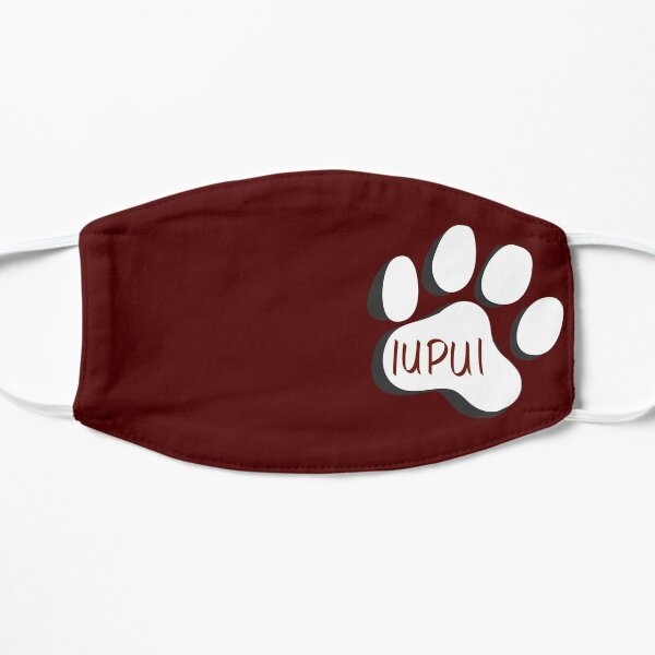 IUPUI Jaguars Paw Print Flat Mask