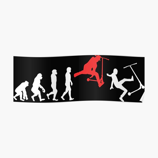 Stunt Scooter Evolution Poster