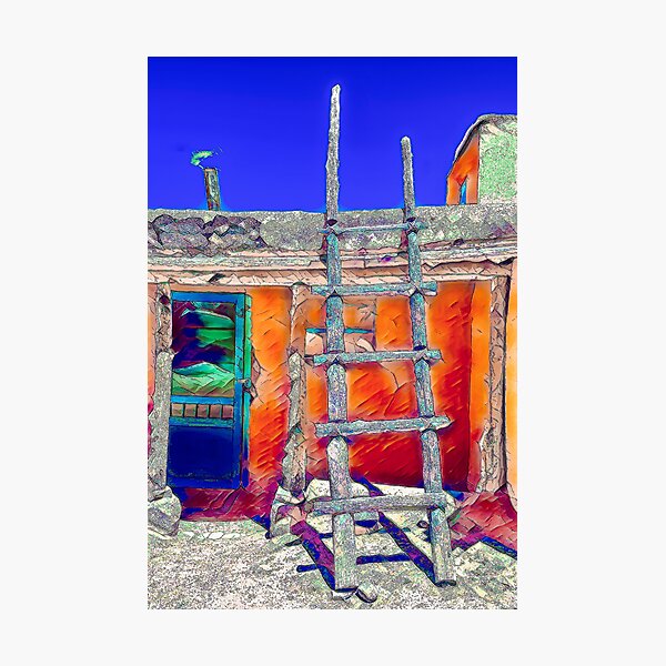 Item preview, Pueblo with Ladder designed and sold by ImageShifting.