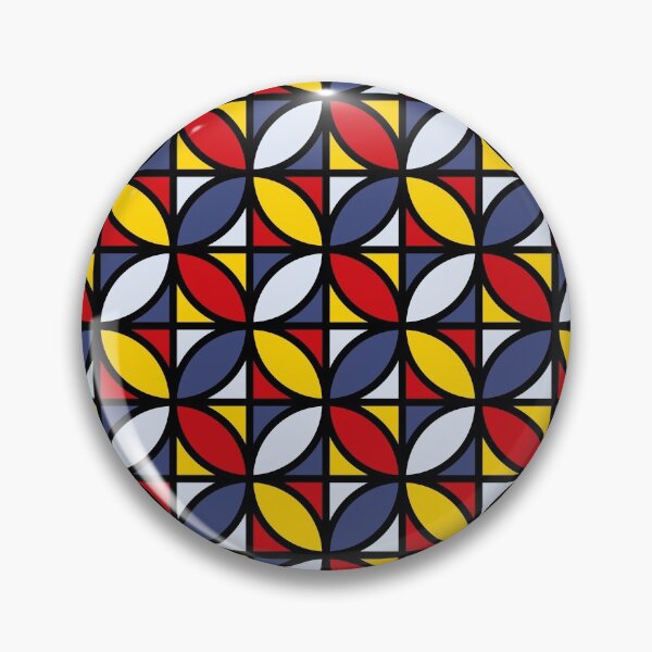 Artikelvorschau, Geometric pattern with multicolor floral elements in rows entworfen und verkauft von acidmit.