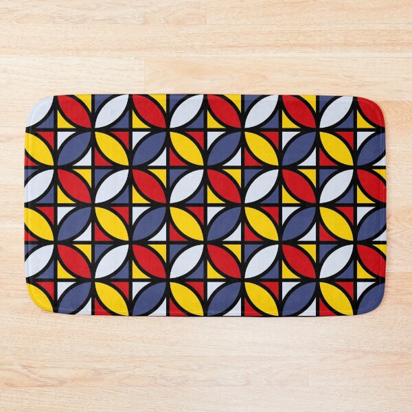 Artikelvorschau, Geometric pattern with multicolor floral elements in rows entworfen und verkauft von acidmit.