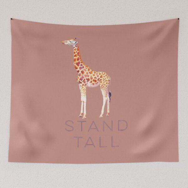Item preview, Stand Tall vibrant giraffe designed and sold by Lorie Data.