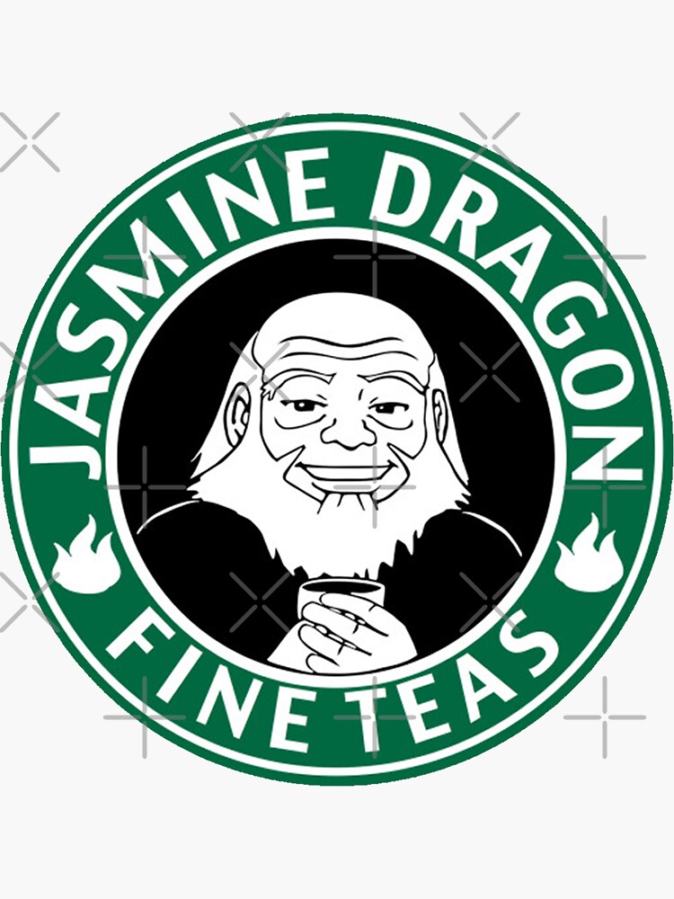 Pegatina «Jasmine dragon Avatar finos tés Jasmine Dragon finos tés
