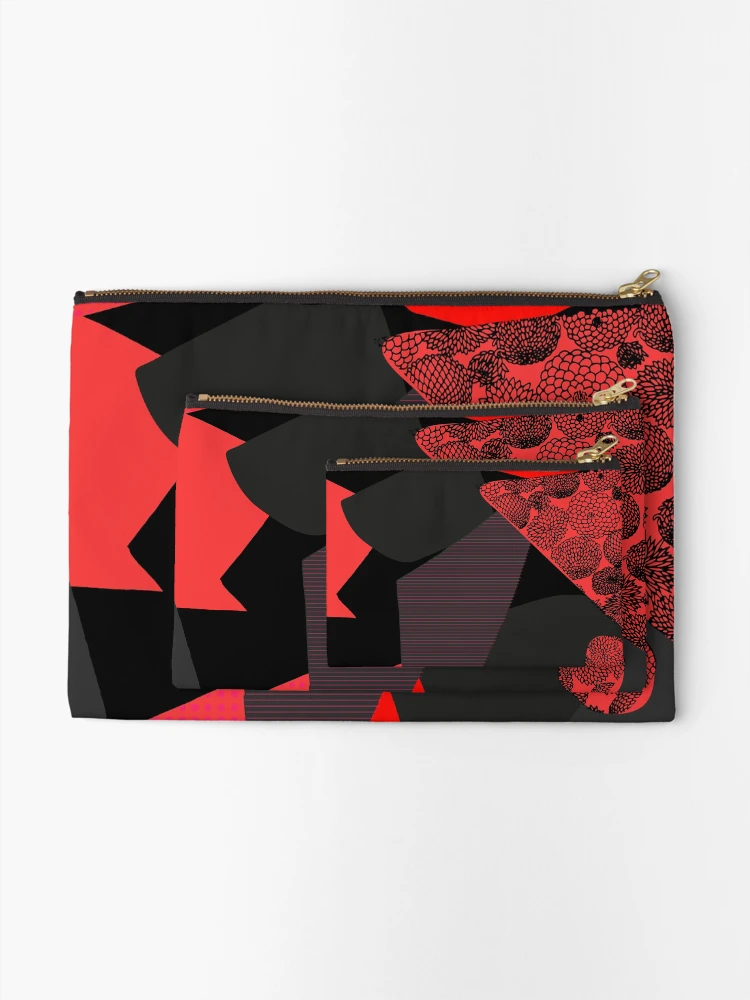 Thumbnail 2 of 4, Zipper Pouch, Abstract Paper Cutting designed and sold by A M E L I A R O B S O N.