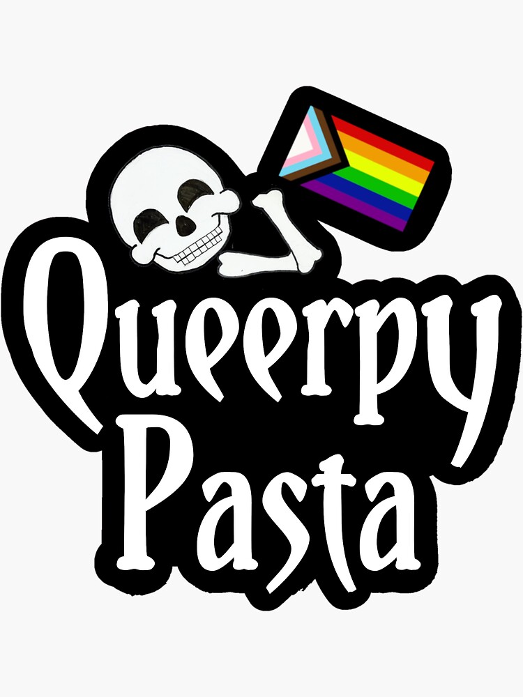 Thumbnail 3 of 3, Sticker, Queerpypasta Logo designed and sold by Queerpypasta.