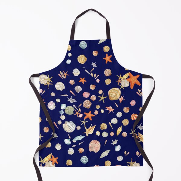 Item preview, Seashells Pattern - Royal Blue designed and sold by NPrintsDesign.