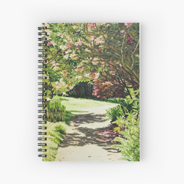 Under the rhododendron Spiral Notebook