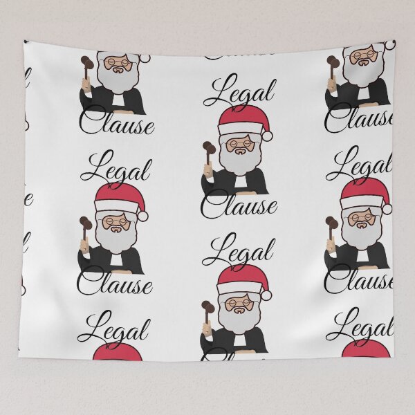 Item preview, Legal Santa Claus | Christmas | Lawyer | Judge | Barrister designed and sold by itsokaybyme.