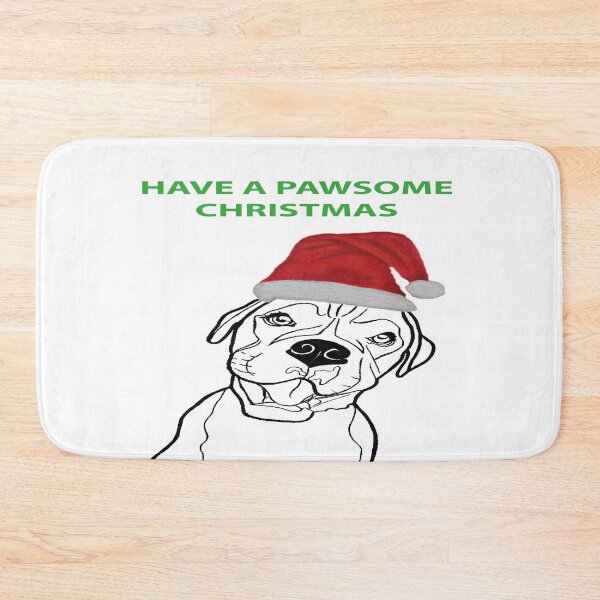 Item preview, Boxer Pawsome Christmas design - Dog Christmas design designed and sold by IslesArt.