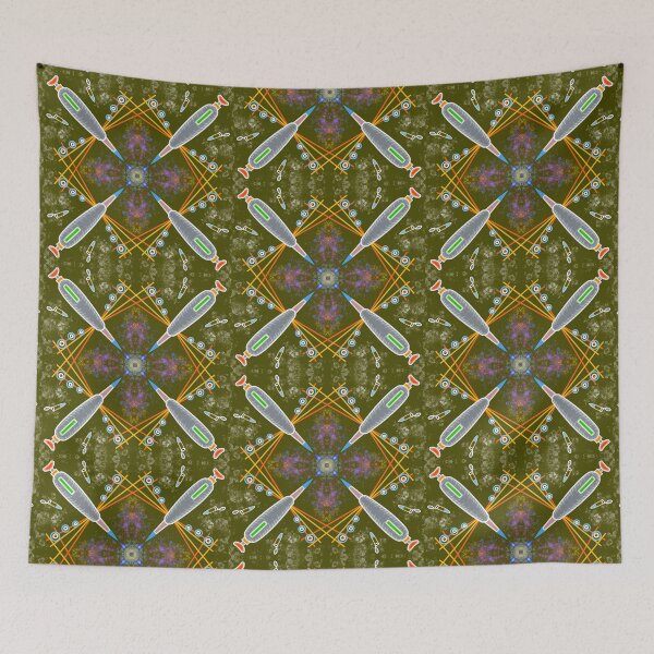 Item preview, Hail the laboratory pipettes - Green background designed and sold by Osher-BioArt.