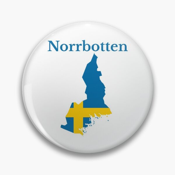 Item preview, Norrbotten Province Map, Swedish Province, Sweden. designed and sold by marosharaf.