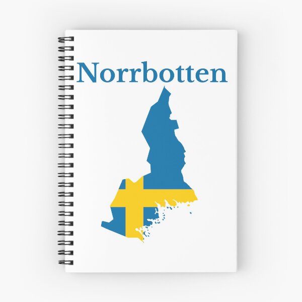 Item preview, Norrbotten Province Map, Swedish Province, Sweden. designed and sold by marosharaf.