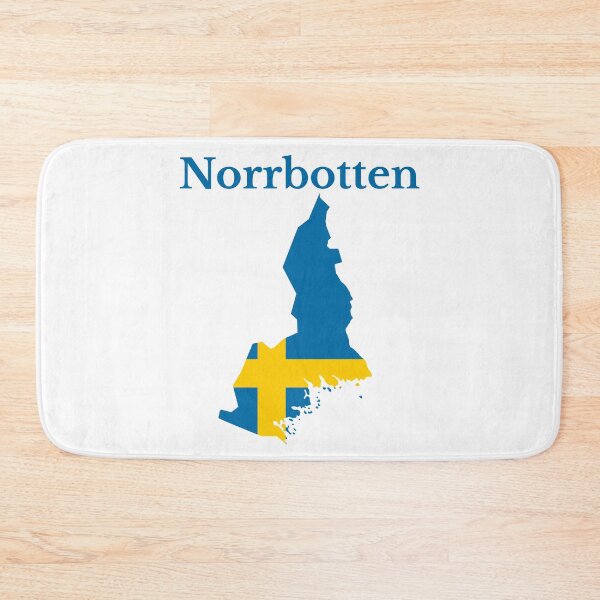 Item preview, Norrbotten Province Map, Swedish Province, Sweden. designed and sold by marosharaf.