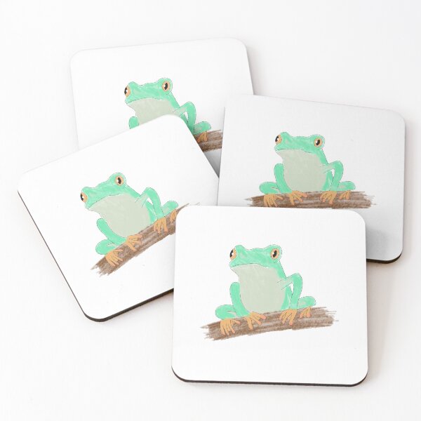 Artikelvorschau, Netter grüner Frosch entworfen und verkauft von jollyhollyberry.