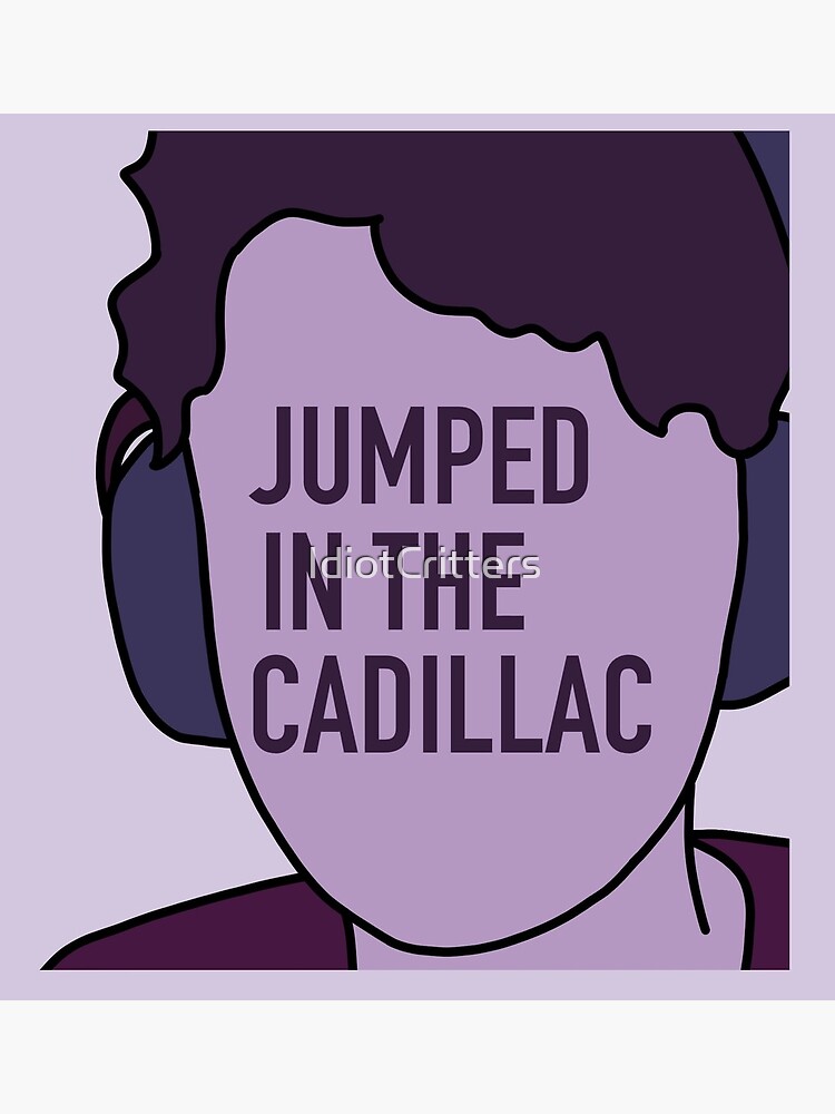 "tommyinnit “jumped in the cadillac” face" Art Print by TheForestBug Redbubble