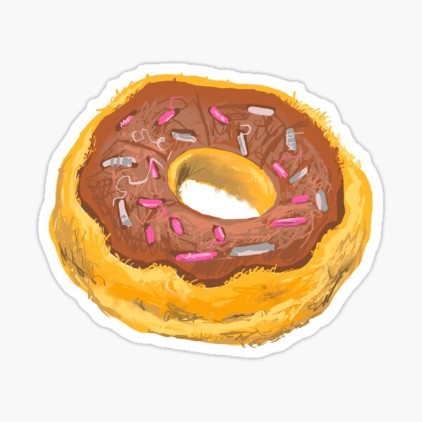 Donut the Donut Sticker