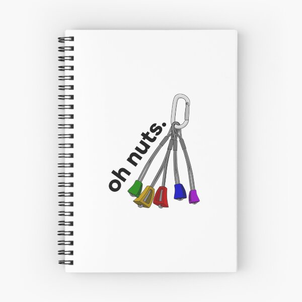 Item preview, Trad Rock Climbing Nuts Funny Quote - 'oh nuts.' designed and sold by Seth's Tees.