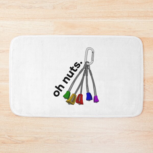 Item preview, Trad Rock Climbing Nuts Funny Quote - 'oh nuts.' designed and sold by Seth's Tees.