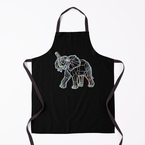 Item preview, Polygon Art Elephant Glitch designed and sold by RAWWR.