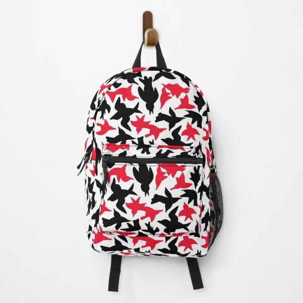 Item preview, Red and Black Bird Pattern designed and sold by RosalieReeves.