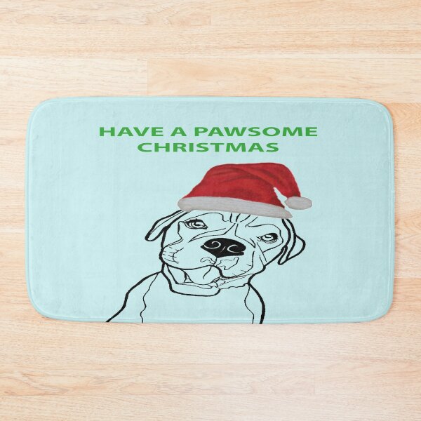 Item preview, Boxer Pawsome Christmas design - Dog Christmas design designed and sold by IslesArt.