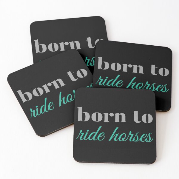 Item preview, born to ride horses pink designed and sold by horseaddicted.