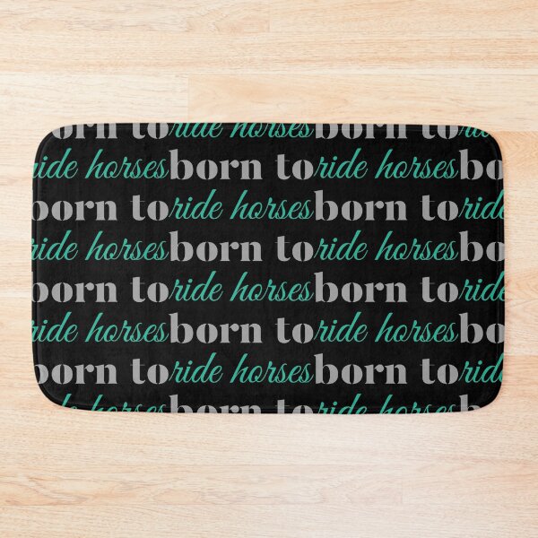 Item preview, born to ride horses pink designed and sold by horseaddicted.