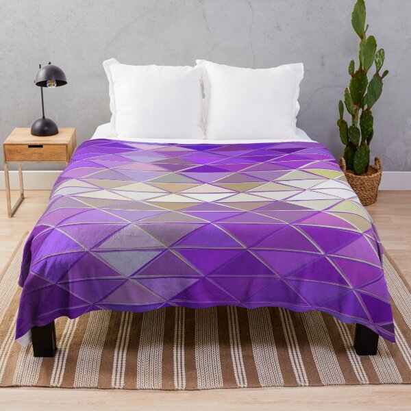 Item preview, Purple modern triangle pattern art cool Gifts for huncle and family members designed and sold by AYACHI90.