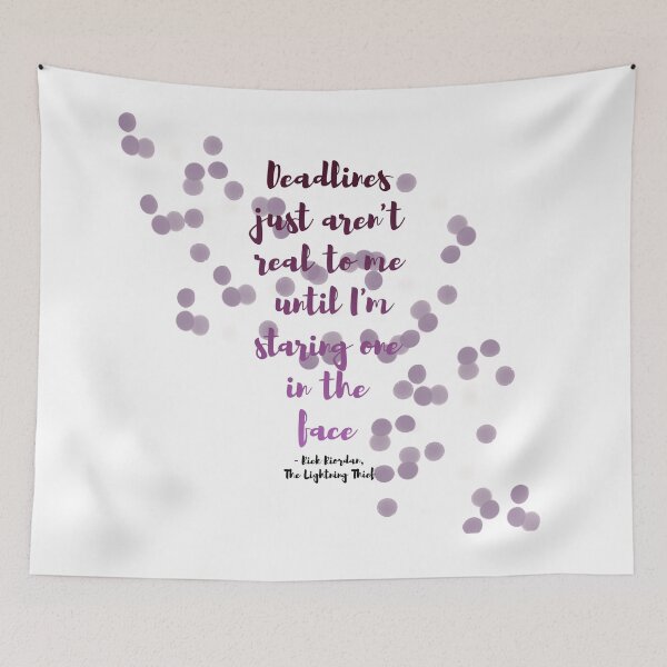 Item preview, deadlines designed and sold by inkandmadness.
