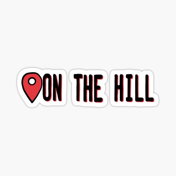 Location on the hill Sticker