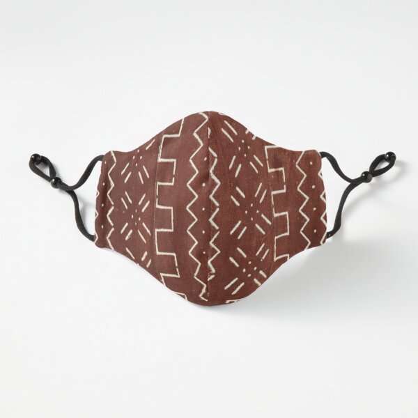 Cinnamon Brown Mudcloth 05 Fitted 3-Layer