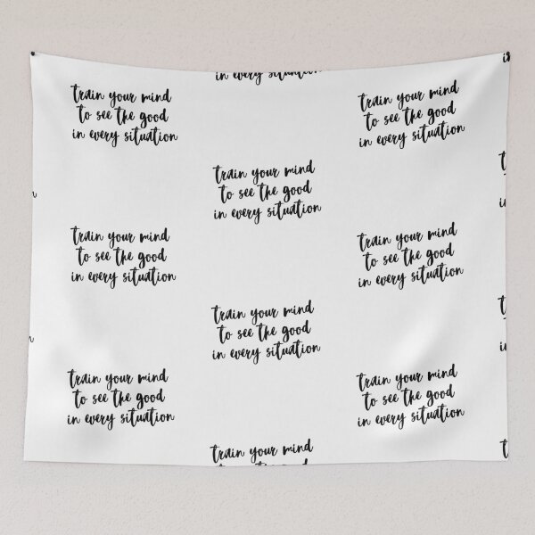 Item preview, train your mind to see the good in every situation  designed and sold by EnlightParis.