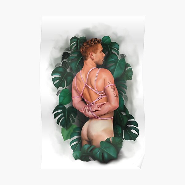 Ginger and plants Poster