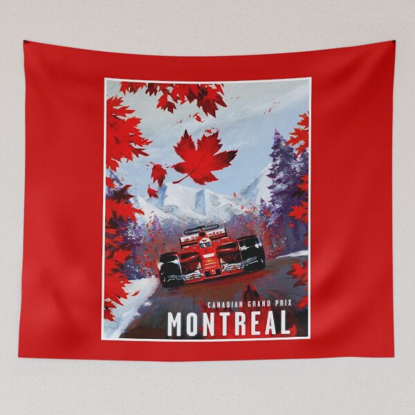 Item preview, CANADIAN GRAND PRIX : Vintage Montreal Auto Racing Advertising Print designed and sold by posterbobs.