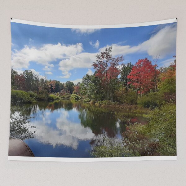 Item preview, Gorton - Fall View of Black Moshannon Creek designed and sold by Grassflat.