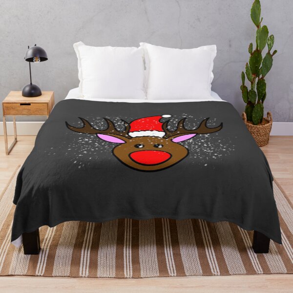 Item preview, Colorful Christmas caribou in the snow designed and sold by BV-creas.