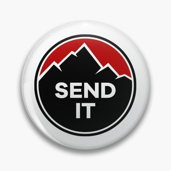 Item preview, Send It - Rock Climbing Mountain Inspirational Design designed and sold by Seth's Tees.