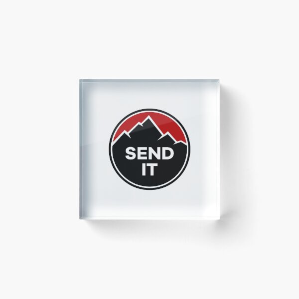 Item preview, Send It - Rock Climbing Mountain Inspirational Design designed and sold by Seth's Tees.