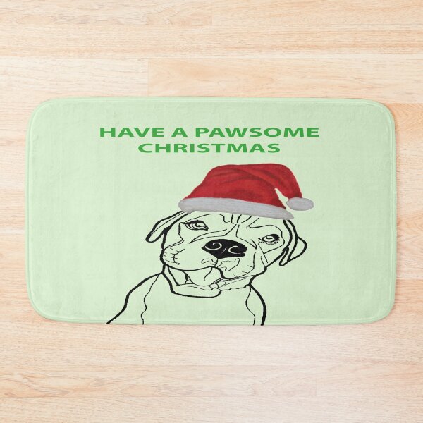 Item preview, Boxer Pawsome Christmas design - Dog Christmas design designed and sold by IslesArt.