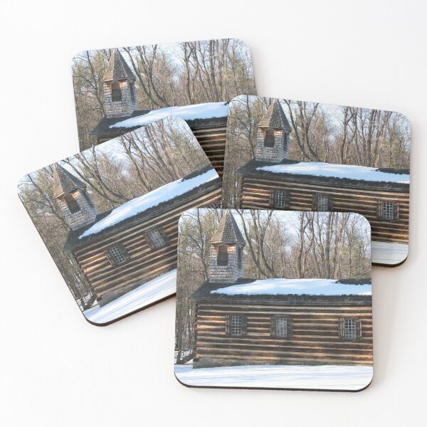 Item preview, St. Severin's Old Log Church in Winter designed and sold by Grassflat.